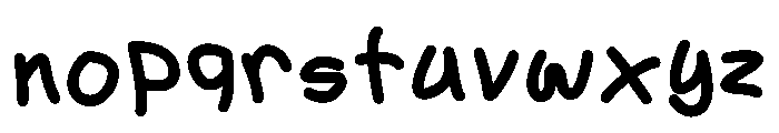 Raydey Regular Font LOWERCASE