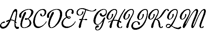 Rayhein Font UPPERCASE