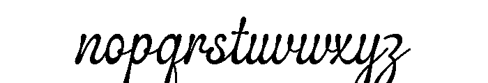 Rayhein Font LOWERCASE