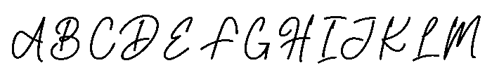 Raylin Font UPPERCASE