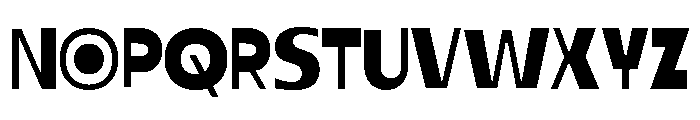 Razor Block Regular Font UPPERCASE