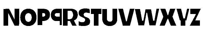 Razor Block Regular Font LOWERCASE