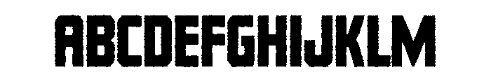 Razora Font UPPERCASE