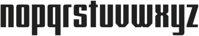 RACE1KONKRETECONND otf (400) Font LOWERCASE