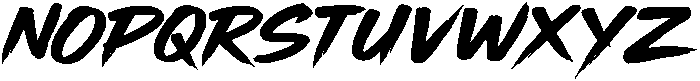 RADEBACK Regular otf (400) Font UPPERCASE