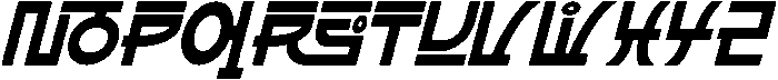 RADICAL EMPATHY REGULAR ITALIC otf (400) Font UPPERCASE