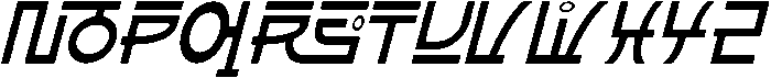 RADICAL EMPATHY THIN ITALIC otf (100) Font UPPERCASE