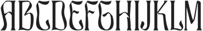 RAGHLICK otf (400) Font UPPERCASE