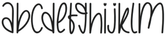 RAINBOW BUTTERFLY Regular otf (400) Font LOWERCASE