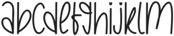 RAINBOW BUTTERFLY Regular ttf (400) Font LOWERCASE