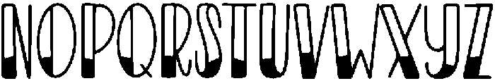 RAINBOW Regular otf (400) Font UPPERCASE