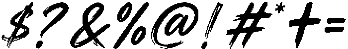 RAIZE Brush otf (400) Font OTHER CHARS