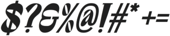 RAMBU - Delasoy Italic otf (400) Font OTHER CHARS