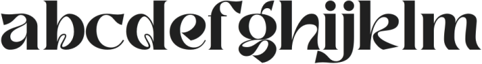 RAPHAEL CREATED REGULAR otf (400) Font LOWERCASE