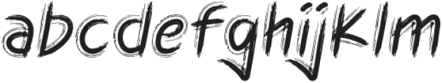 RASKERA Regular otf (400) Font LOWERCASE