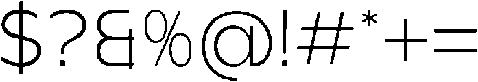RATHER otf (400) Font OTHER CHARS