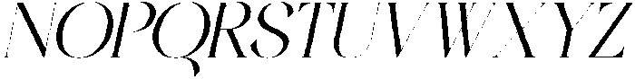 RAVENZA Italic otf (400) Font UPPERCASE