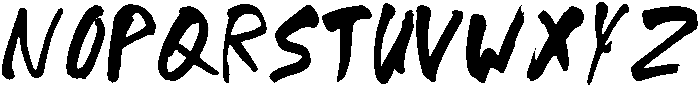 RAW ttf (400) Font UPPERCASE