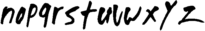 RAW ttf (400) Font LOWERCASE