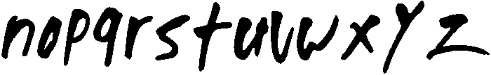 RAW ttf (400) Font LOWERCASE
