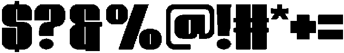 RAYON Regular otf (400) Font OTHER CHARS