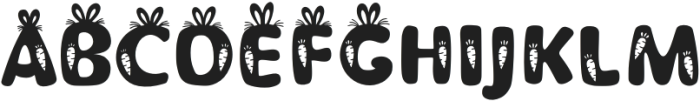 Rabbit Carrot otf (400) Font UPPERCASE