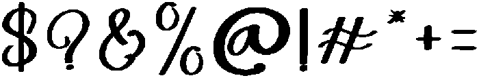 Rabbit Regular otf (400) Font OTHER CHARS