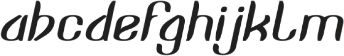 Rabbit and Carrot Italic otf (400) Font LOWERCASE