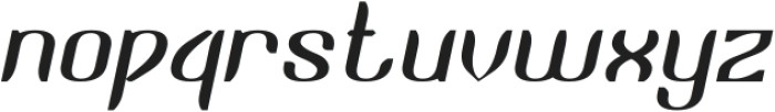 Rabbit and Carrot Italic otf (400) Font LOWERCASE