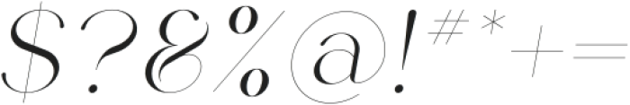 Rabble Italic otf (400) Font OTHER CHARS