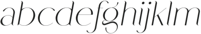 Rabble Italic otf (400) Font LOWERCASE