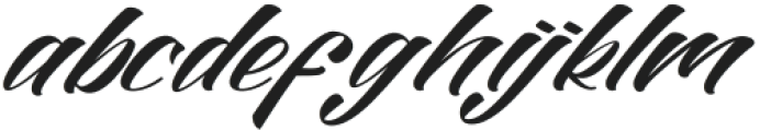 Rabigum Regular otf (400) Font LOWERCASE