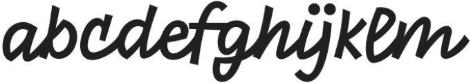 Rabisca Regular otf (400) Font UPPERCASE