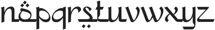 Rabiyah Regular otf (400) Font LOWERCASE