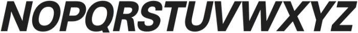 Rabon Grotesk Bold Italic otf (700) Font UPPERCASE