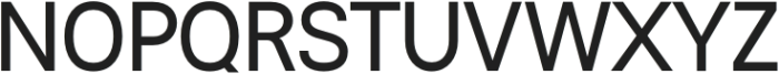 Rabon Grotesk Regular otf (400) Font UPPERCASE