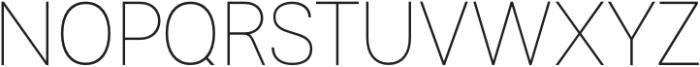 Rabon Grotesk Thin otf (100) Font UPPERCASE