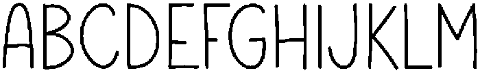 Raccoon Regular otf (400) Font UPPERCASE