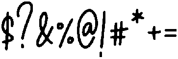 Raccoon otf (400) Font OTHER CHARS