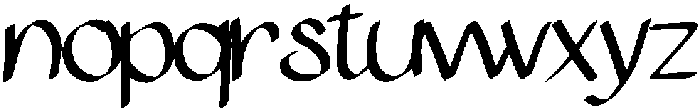 Rachel Regular otf (400) Font LOWERCASE