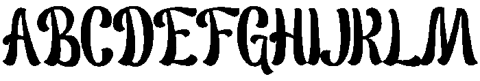 Rachel Regular otf (400) Font UPPERCASE