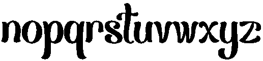 Rachel Regular otf (400) Font LOWERCASE