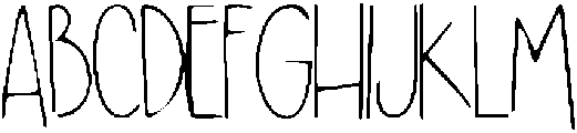 Rachel ttf (400) Font UPPERCASE