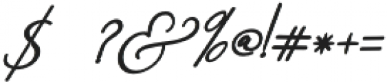 Rachela Bold Italic Regular otf (700) Font OTHER CHARS