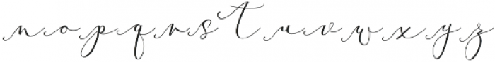 Rachela Script Alternatif 5 Regular otf (400) Font LOWERCASE