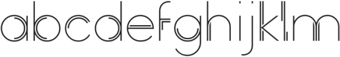 Racheto otf (400) Font LOWERCASE