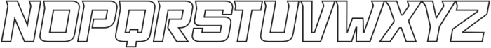 Racing 58 Slanted Inliner otf (400) Font UPPERCASE