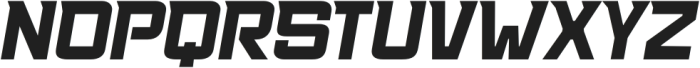 Racing 58 Slanted otf (400) Font UPPERCASE