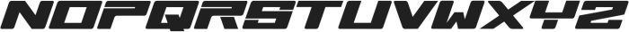 Racing Crime otf (400) Font UPPERCASE