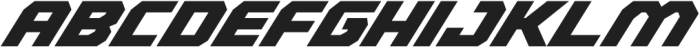 Racing Energy otf (400) Font LOWERCASE